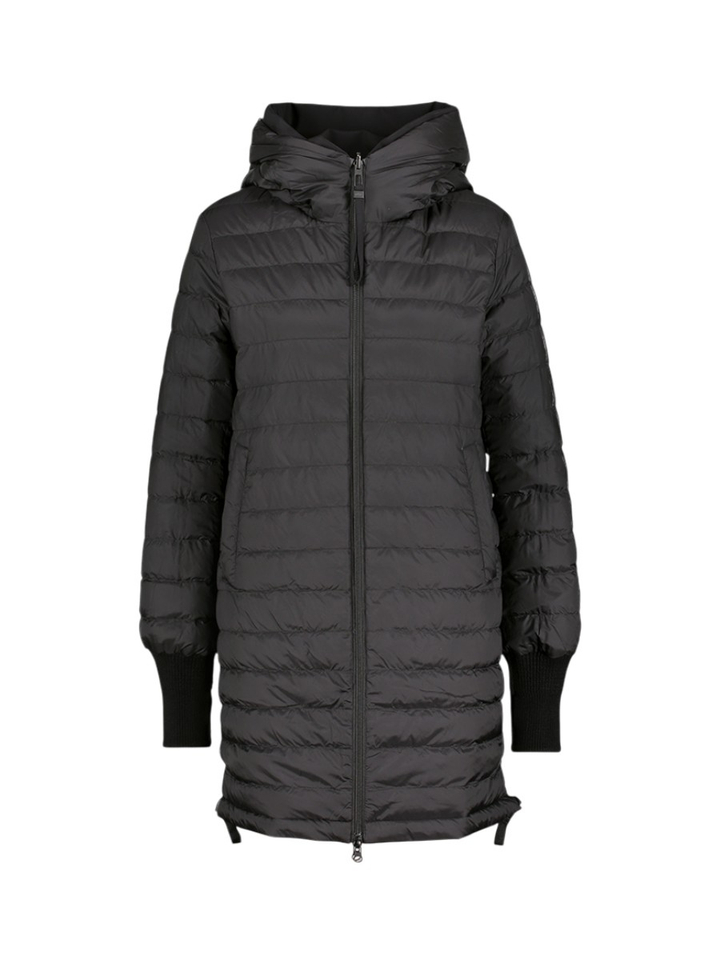 Zwarte lange winterjas Ralia Torano Duno