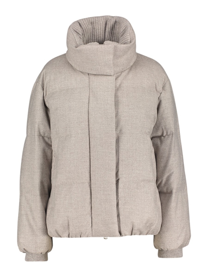 Beige pufferjas Diana Levico Duno