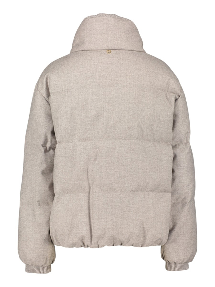 Beige pufferjas Diana Levico Duno