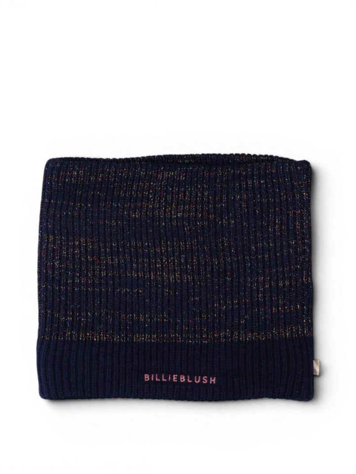 Donkerblauwe glinsterende colsjaal Billieblush