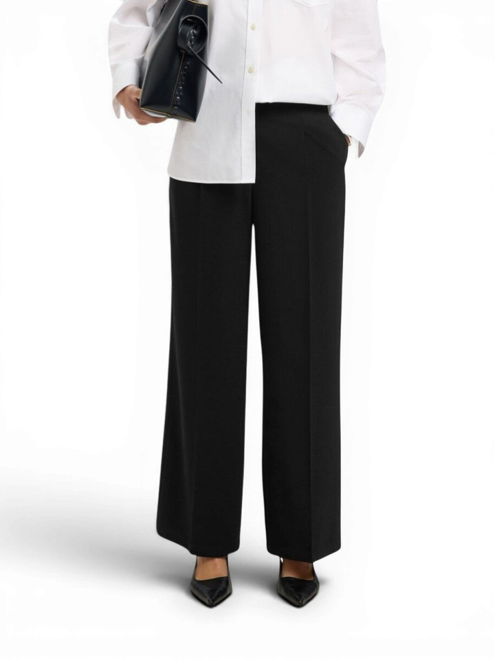 Zwarte wijde broek Tinni Selected