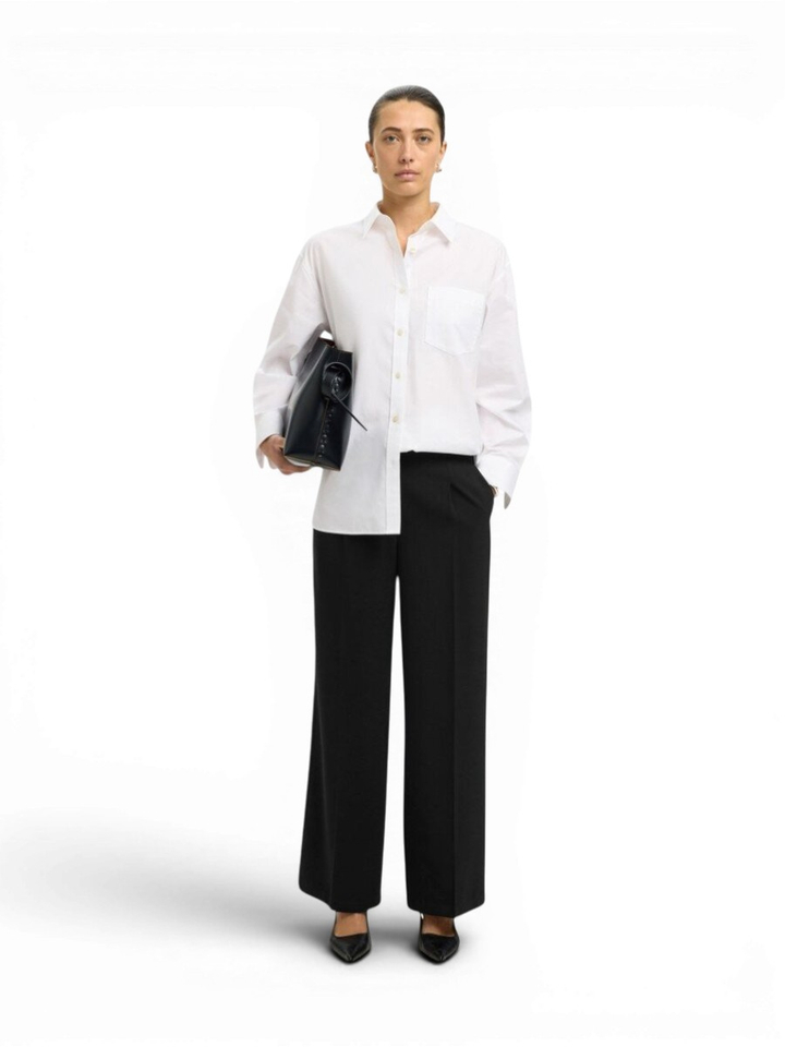 Zwarte wijde broek Tinni Selected