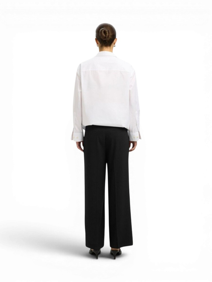 Zwarte wijde broek Tinni Selected