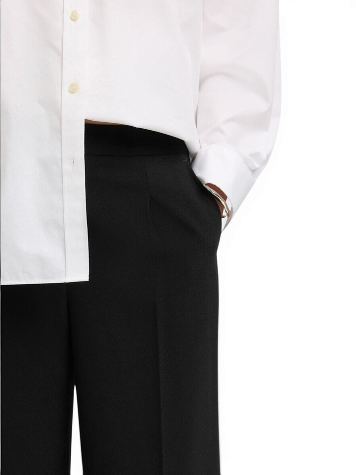 Zwarte wijde broek Tinni Selected