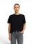Zwarte t-shirt met ronde hals Selected
