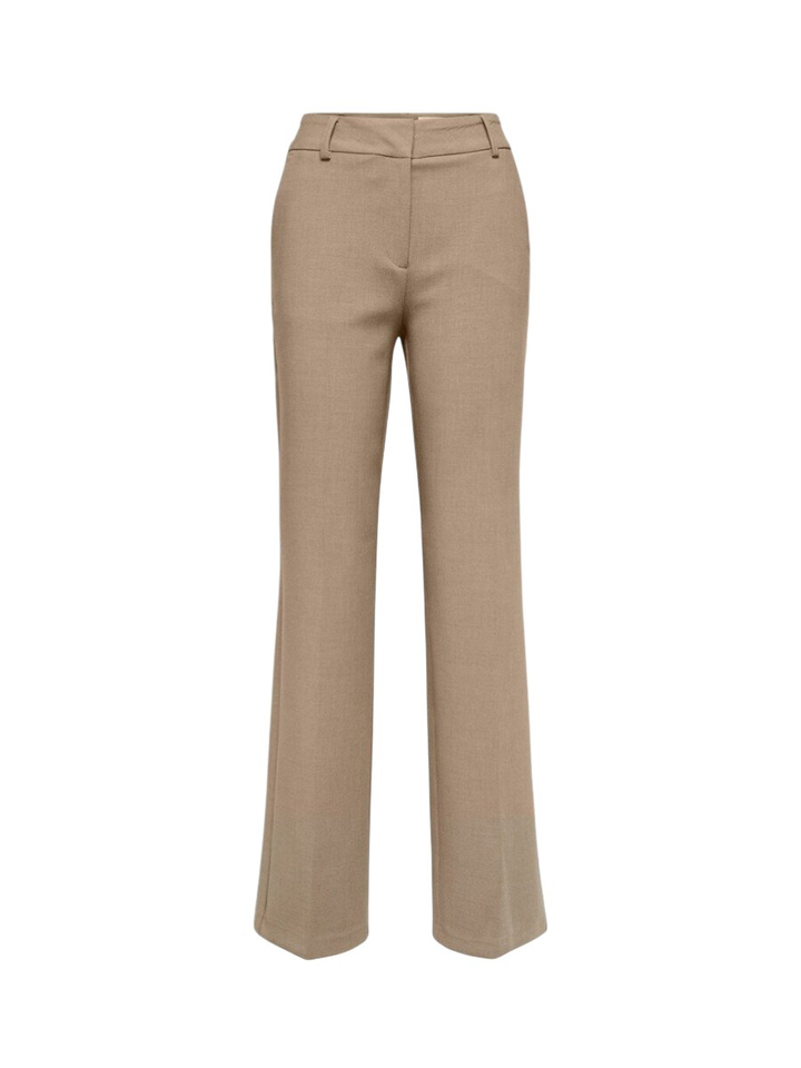 Camel melange klerige broek Selected
