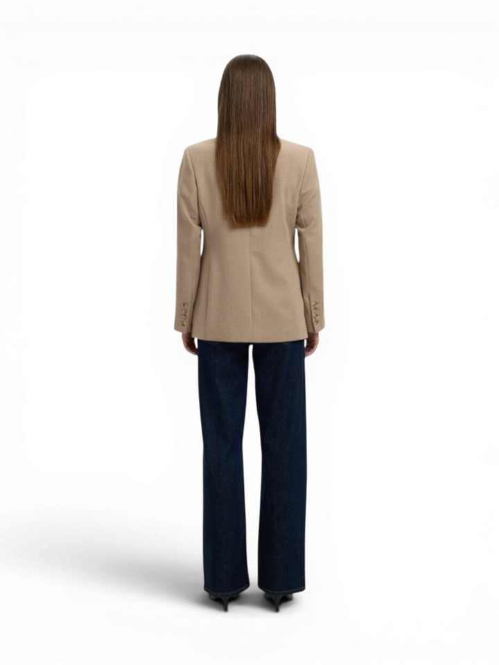 Camelkleurige blazer Selected