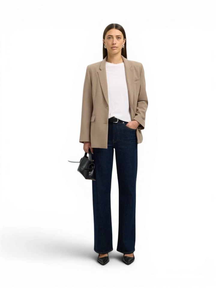 Camelkleurige blazer Selected