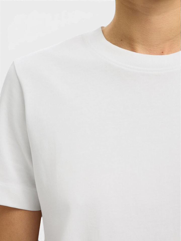 Bright White t-shirt Selected