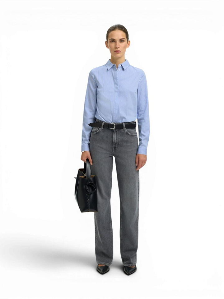 Blauw gestreepte bloes Slfromie Selected Femme