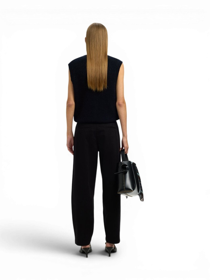 Donkerblauwe gilet zonder mouwen Slwlulu Selected