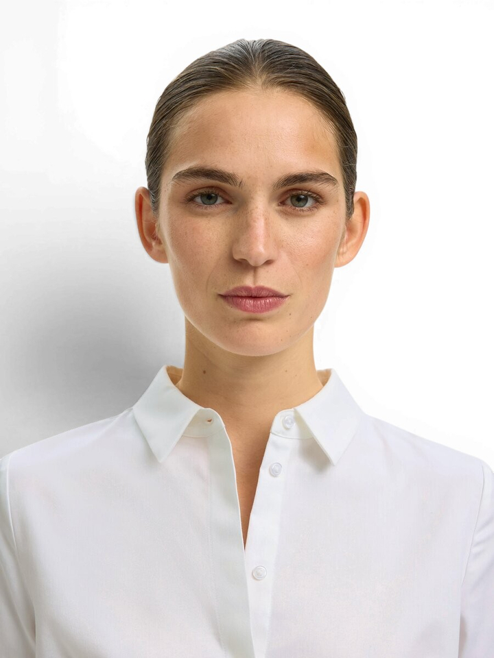 Witte bloes lange mouw Romie Selected Femme