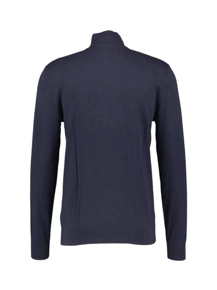 Donkerblauwe pull met rits sluiting Selected Homme 