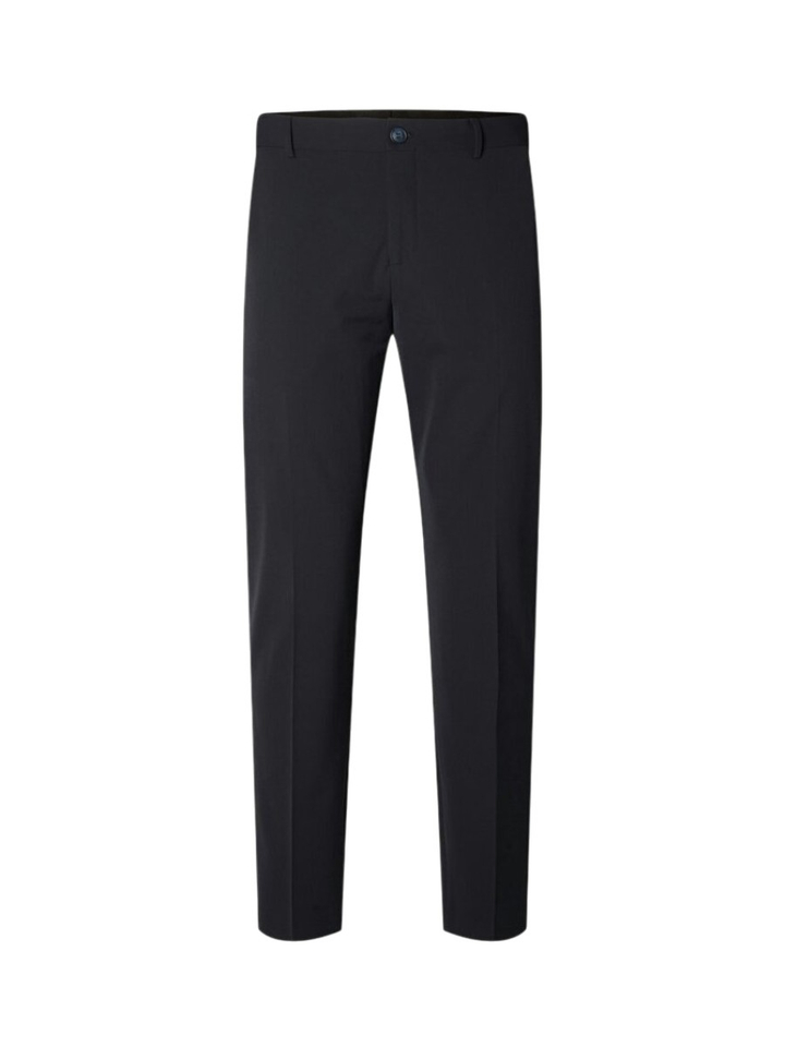 Donkerblauwe geklede broek Liam Selected