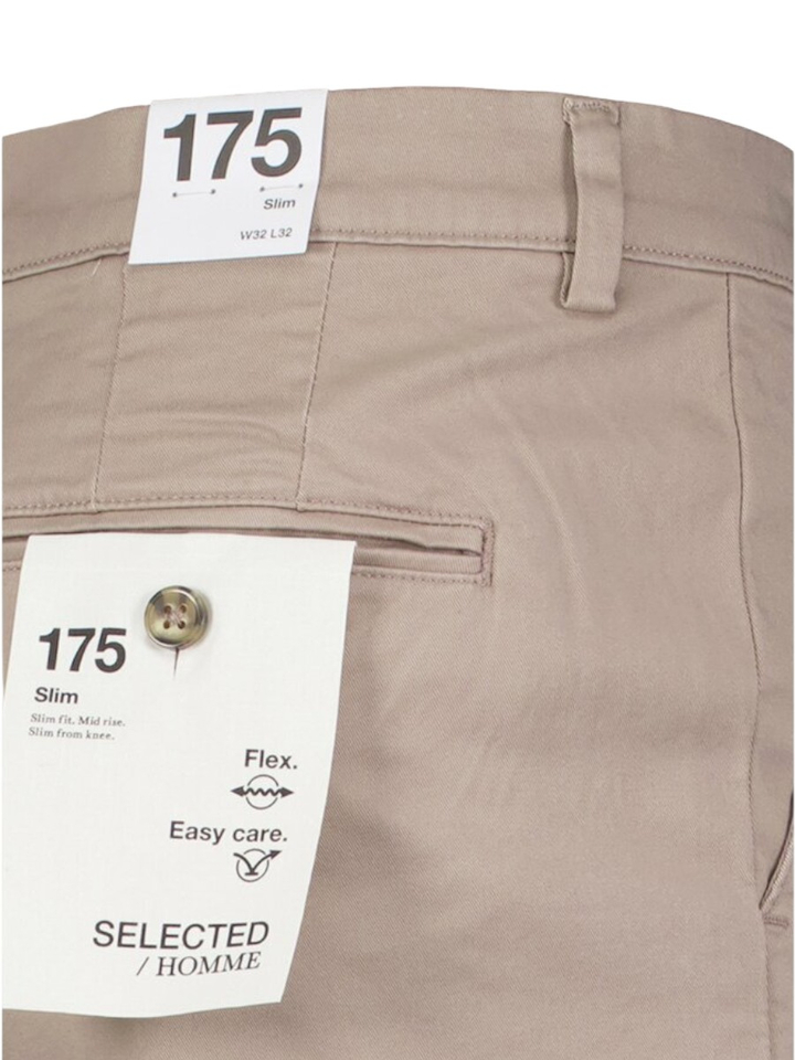 Beige klassieke broek Selected