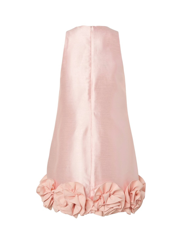 Roze jurk met bloemen detail Yasselina Y.A.S