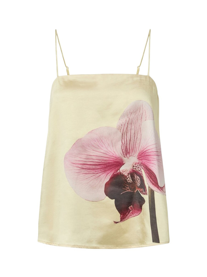 Ainse flower gele top Y.A.S