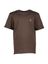 Chocoladebruine katoenen t-shirt met korte mouwen Les Deux