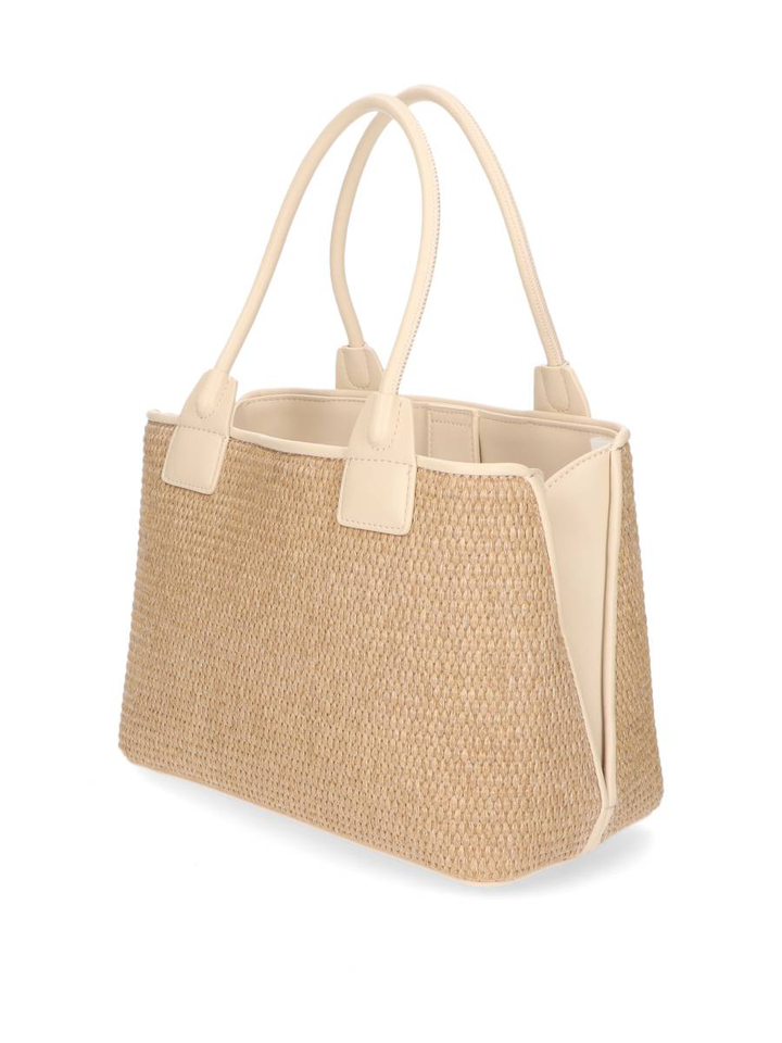 Beige geweven handtas Twinset