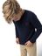 Donkerblauwe trui met motief Ralph Lauren 