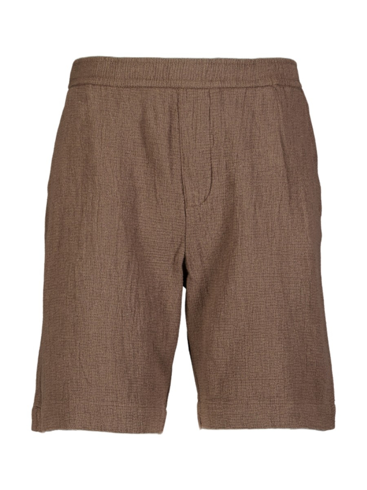 Donkerbruine comfortabele short Selected