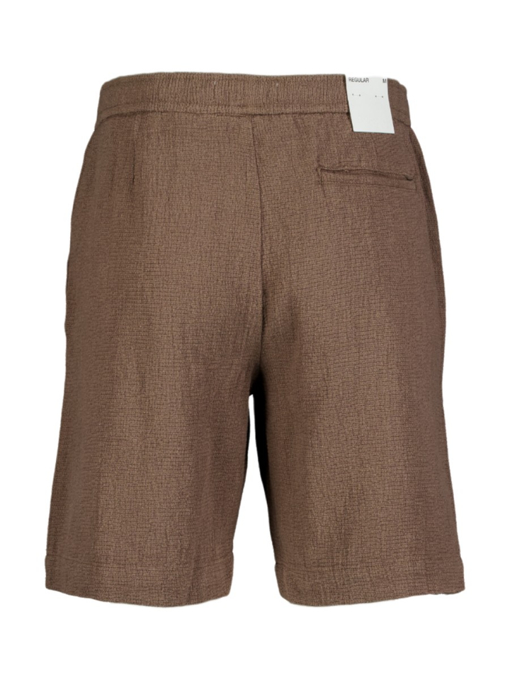 Donkerbruine comfortabele short Selected