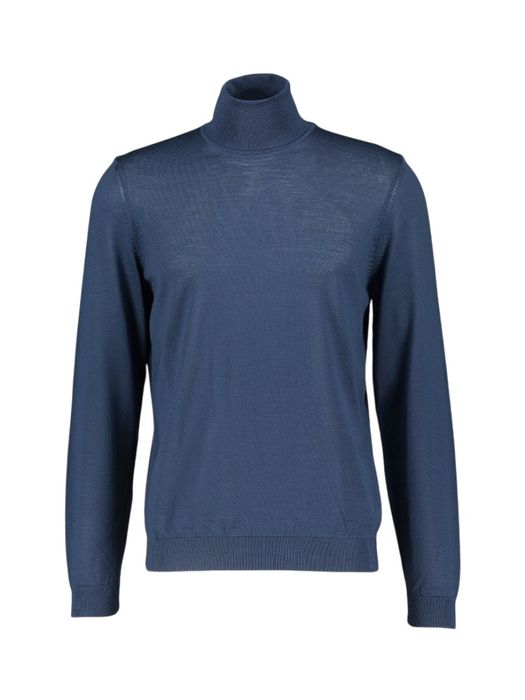 Blauwe trui met rolkraag Hugo Boss