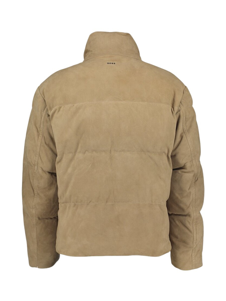 Beige jas in leder Jocamp Hugo Boss 