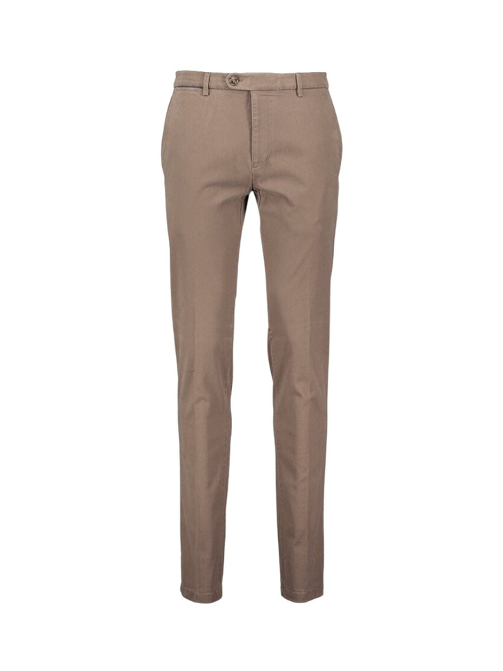 Bruine slim fit broek Bugatti