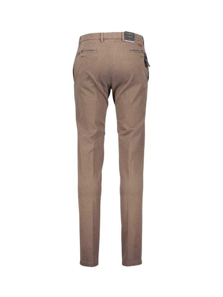 Bruine slim fit broek Bugatti