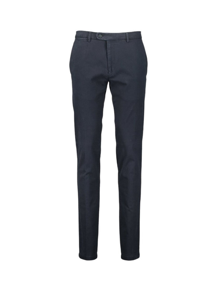 Donkerblauwe slim fit broek Bugatti