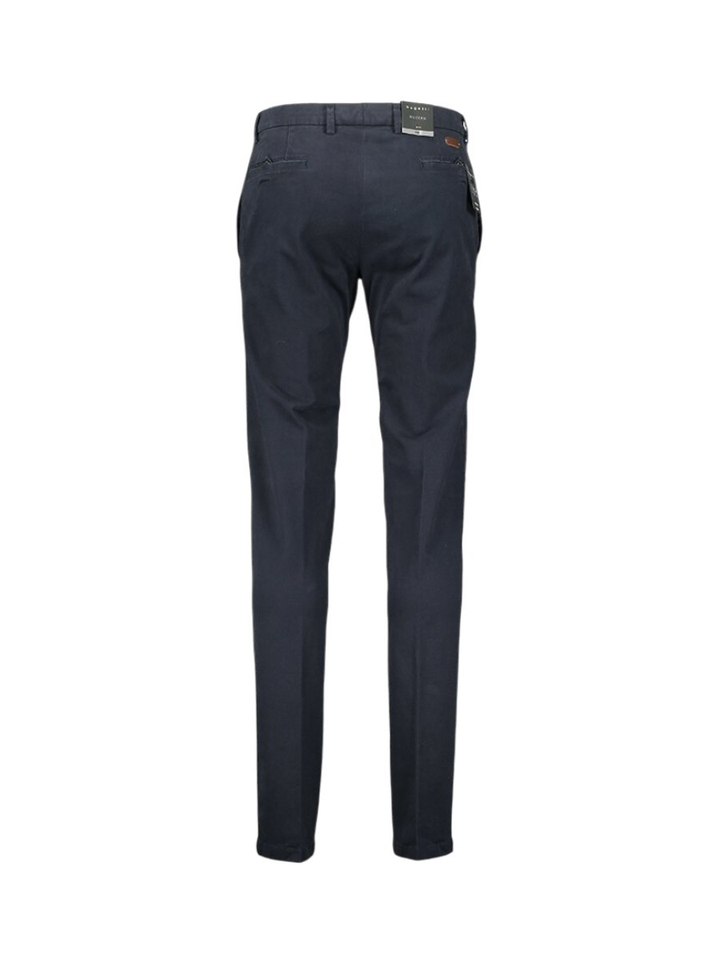 Donkerblauwe slim fit broek Bugatti