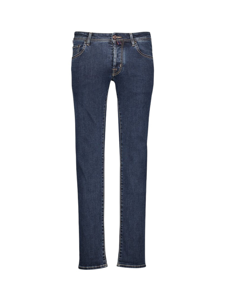 Donkerblauwe slim fit jeans Jacob Cohen 