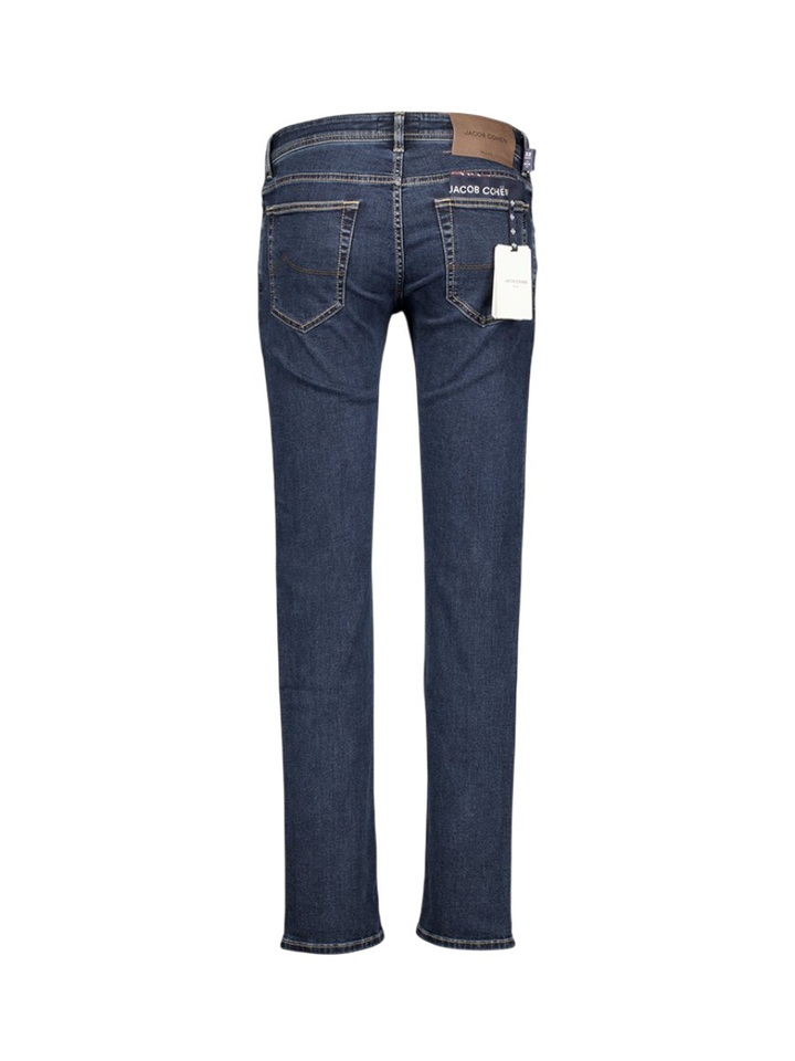 Donkerblauwe slim fit jeans Jacob Cohen 