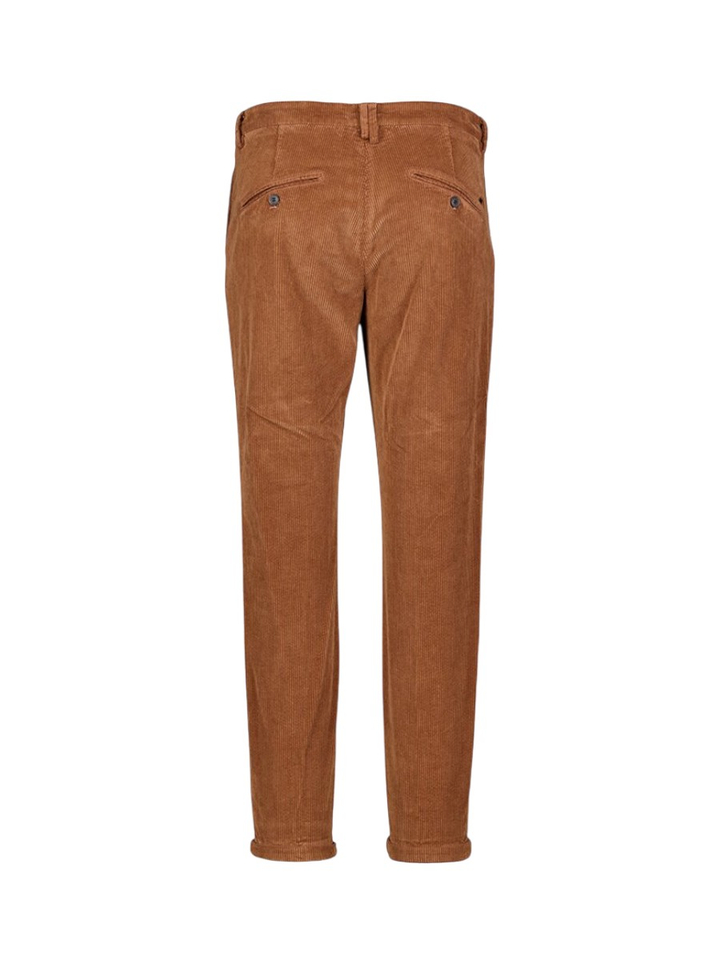 Camel kleurige broek in ribfluweel Mason's