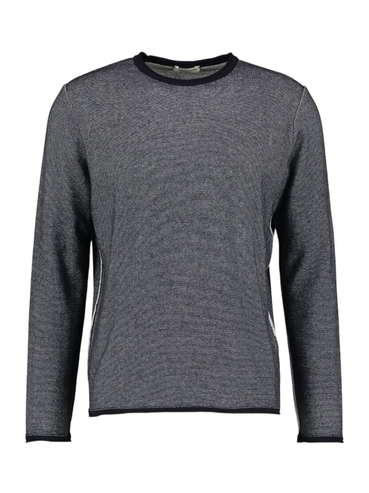 Navy natur pull met ronde hals Phil Better
