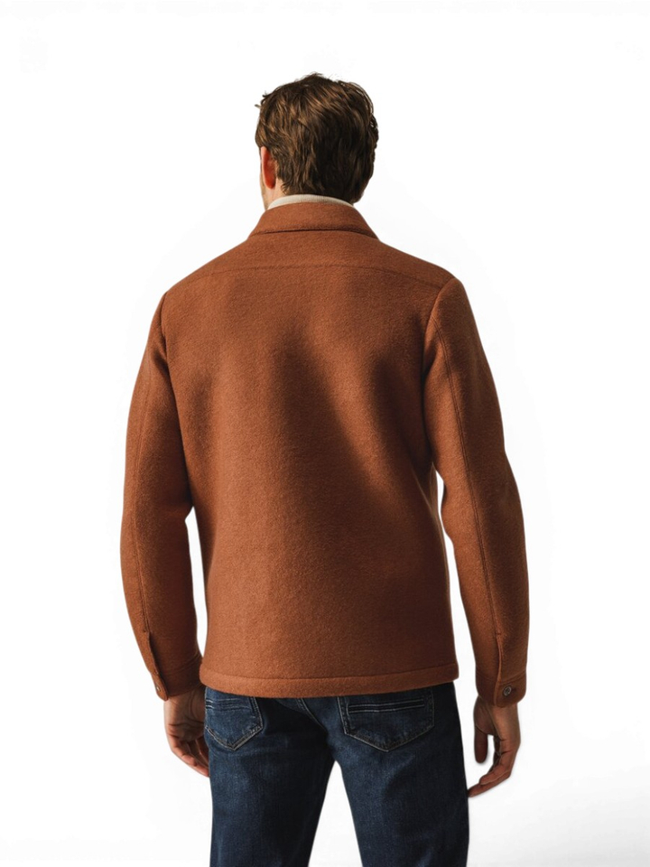 Roestkleurig vestje met knopen State of Art
