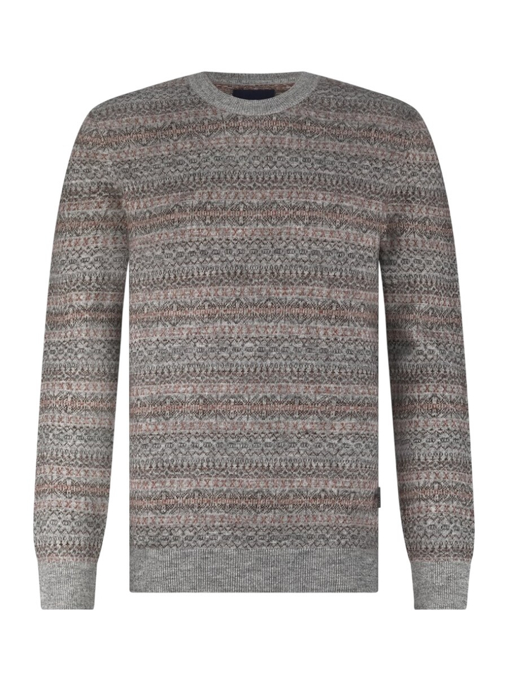 Mulit-color trui met ronde hals State of Art