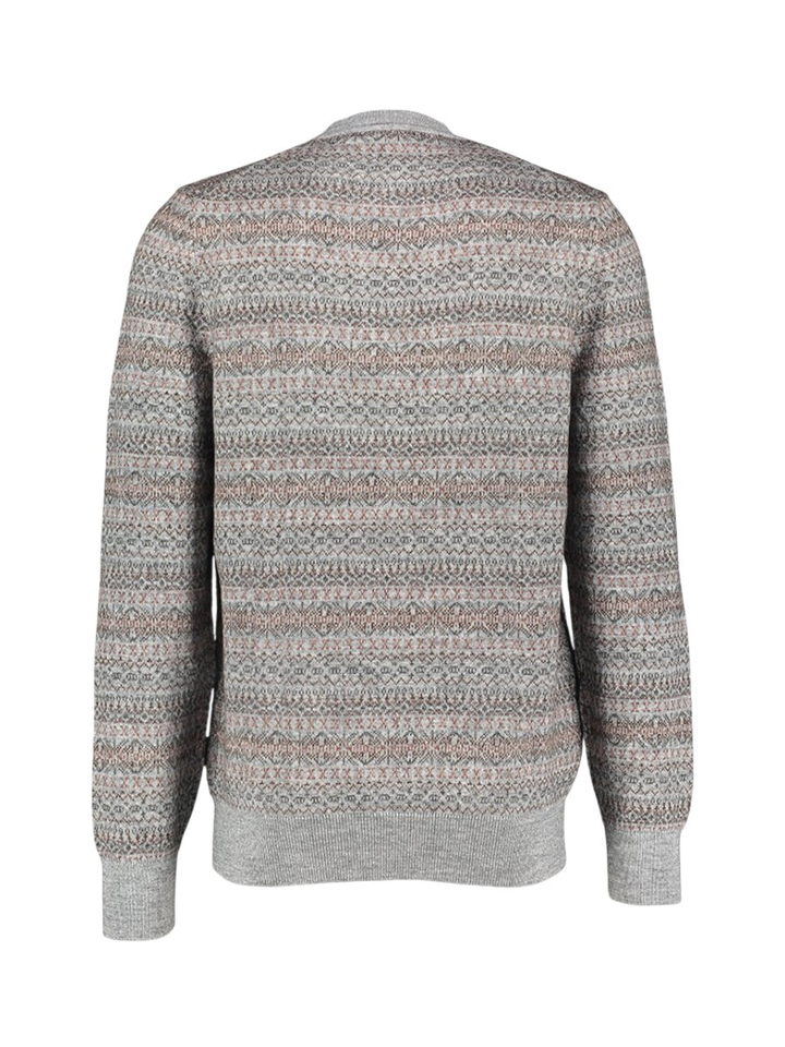Mulit-color trui met ronde hals State of Art