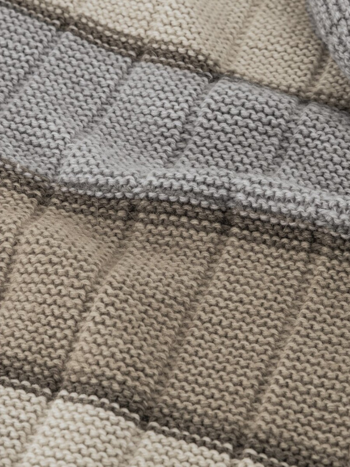 Beige geruite sjaal State Of Art 