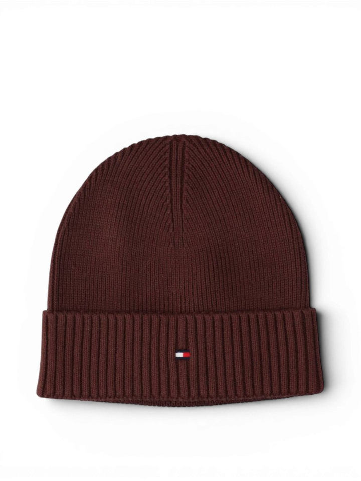 Bruine muts Tommy Hilfiger