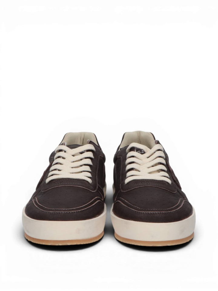 Bruinkleurige lage sneakers Nice low Philippe Model