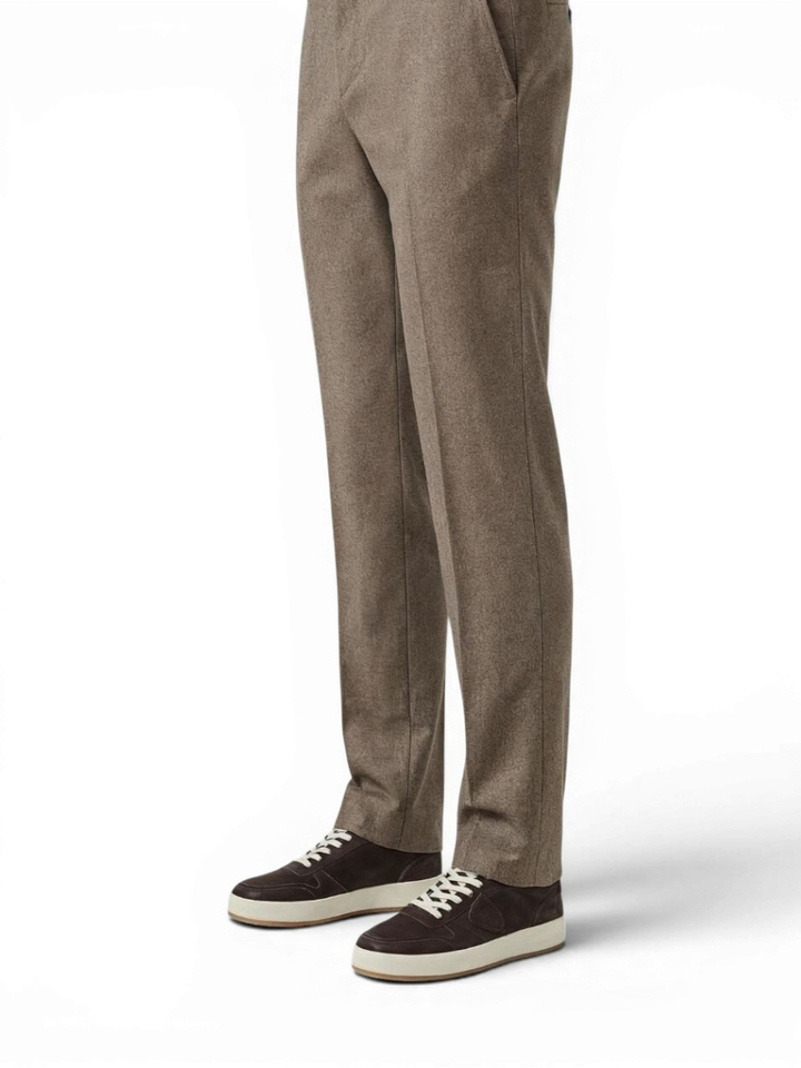 Bruinkleurige lage sneakers Nice low Philippe Model