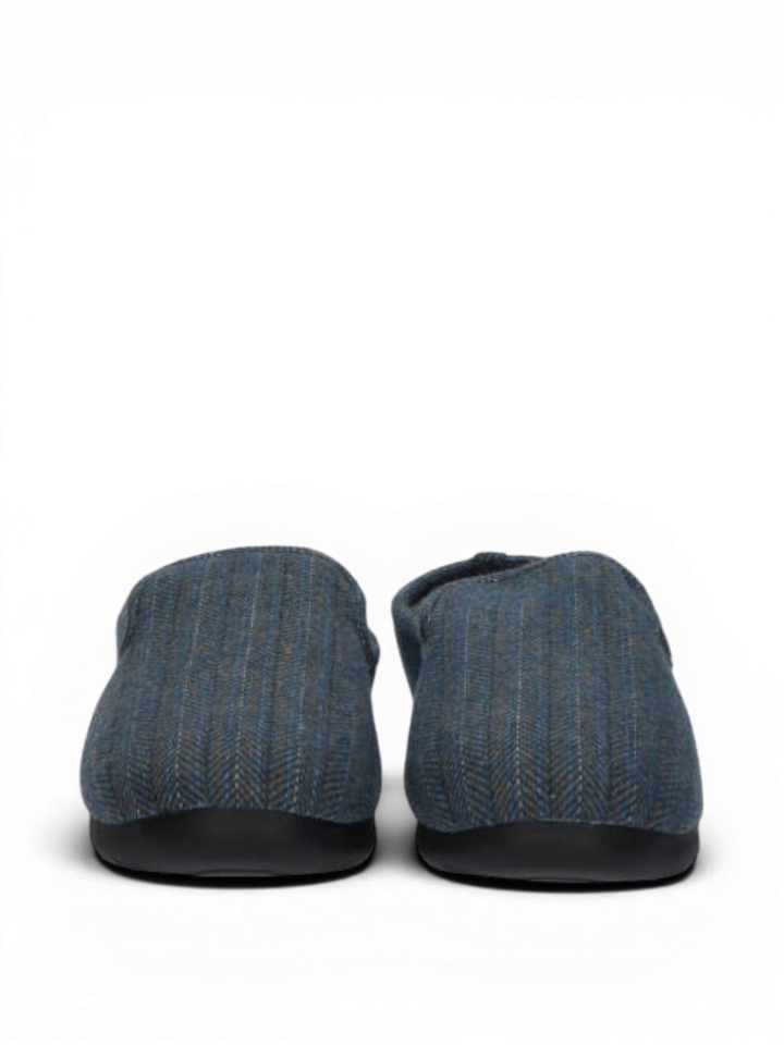 Chevrons Blue pantoffels Isotoner
