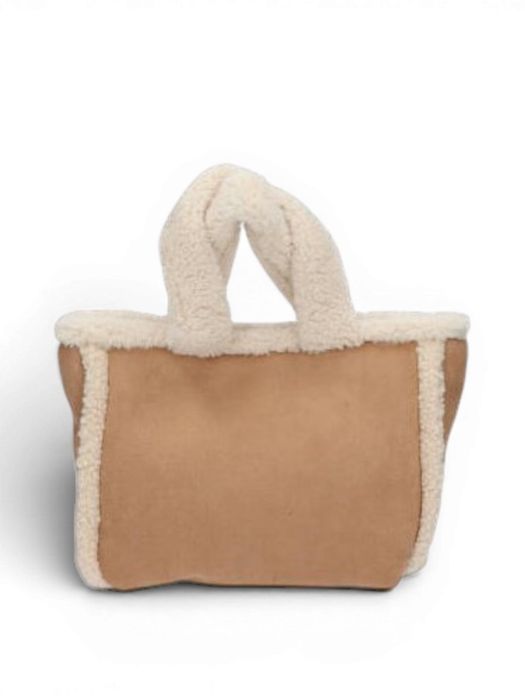 Beige handtas met teddy details Aedey Barts