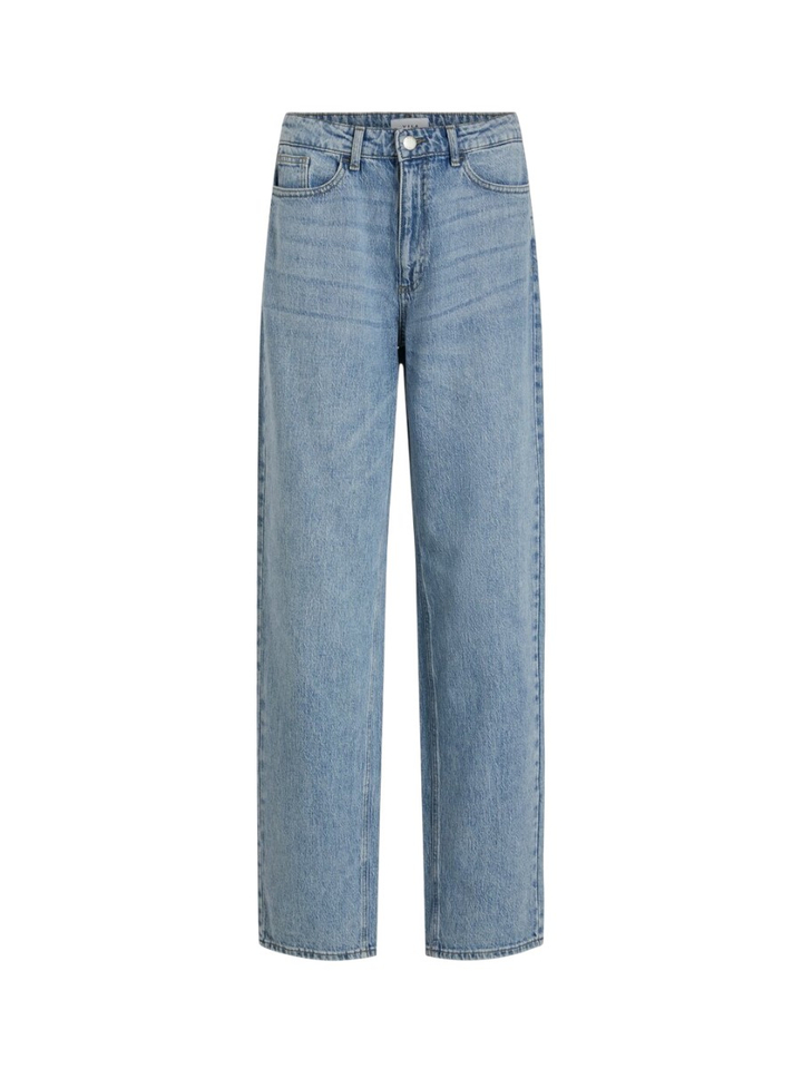 Blauwe straight jeans Vila