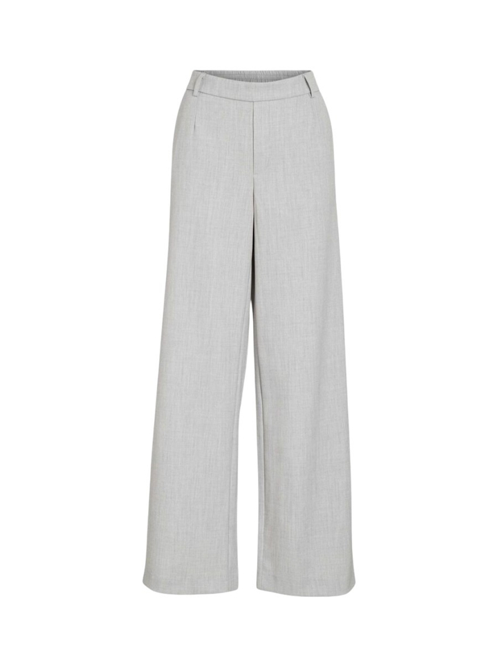 Grijze broek met hoge taille Vivarone Vila