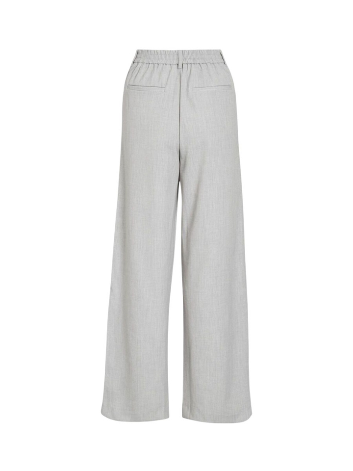 Grijze broek met hoge taille Vivarone Vila