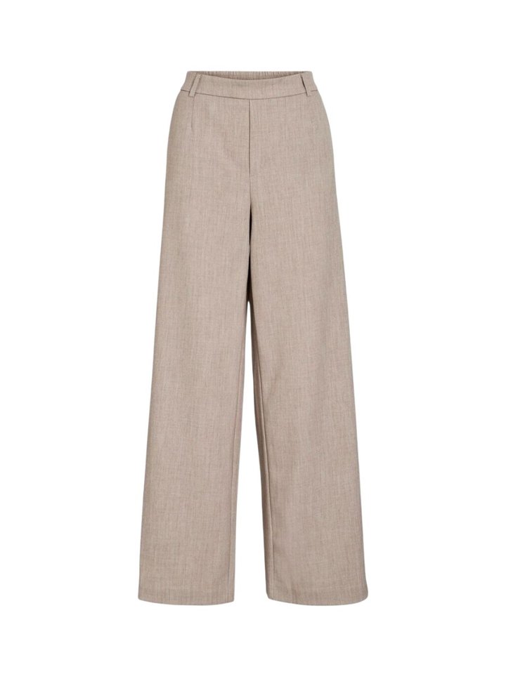 Beige geklede broek Vivarone Vila