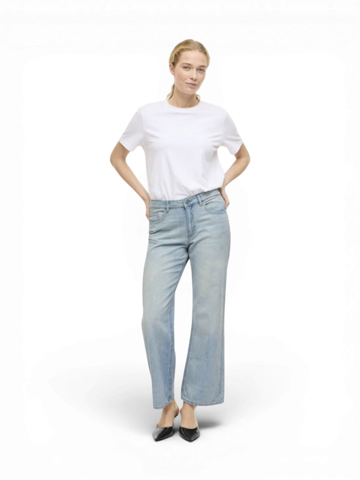 Blauwe loose fit jeans Vipalma Vila